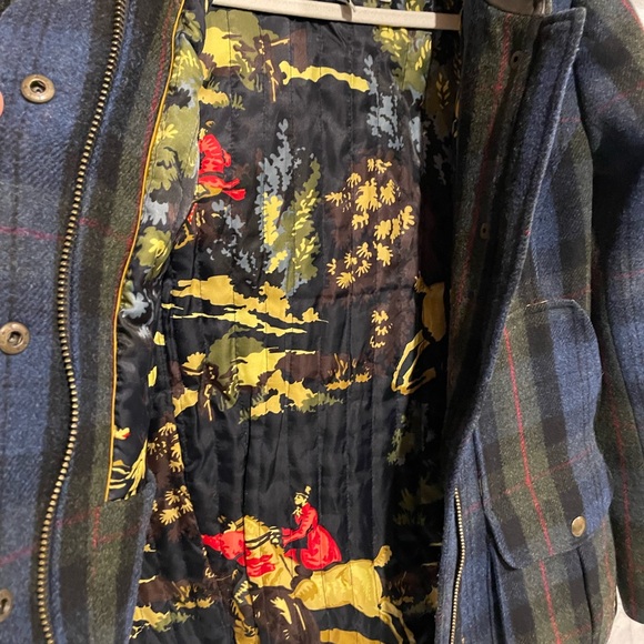 Joules Ladies Wool Plaid Fieldcoat - Picture 8 of 15